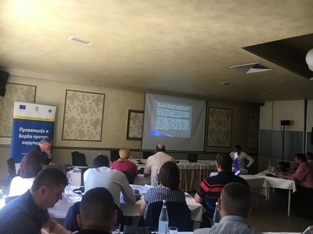 Seminar za operativne grupe specijalizovanih službi koje se bave suzbijanjem korupcije