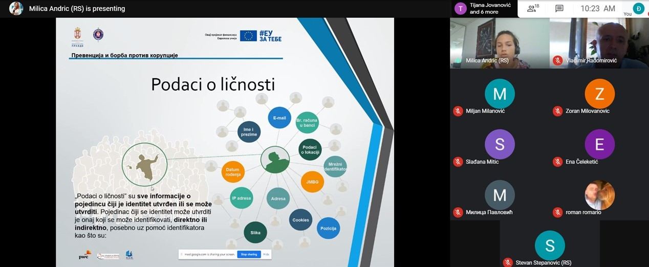 O zaštiti podataka ličnosti u postupku uzbunjivanja
