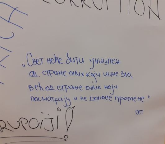 The closing virtual conference titled "Institutional Capacities of Serbia in Anti-Corruption Prevention and Enforcement"